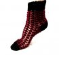 100% Alpaca Socks * US 7-9 Handmade socks * Lace Fishnet *Antiallergic * Burgundy color