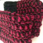 100% Alpaca Socks * US 7-9 Handmade socks * Lace Fishnet *Antiallergic * Burgundy color