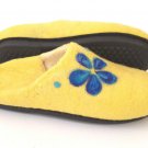 US 6.5 Woman slippers * Wool slippers Flowers * Handmade house shoes