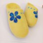 US 6.5 Woman slippers * Wool slippers Flowers * Handmade house shoes