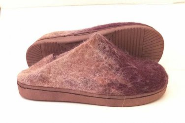 US10 Women Wool slippers * Handmade house shoes * Felted mules
