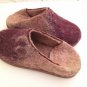 US10 Women Wool slippers * Handmade house shoes * Felted mules
