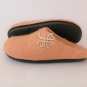 US 8.5 Wool slippers for women * Handmade house shoes * wood decorations