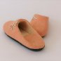US 8.5 Wool slippers for women * Handmade house shoes * wood decorations