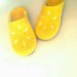 US 9 Wool slippers for women US * Handmade house shoes * Yellow slippers