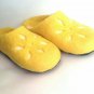 US 9 Wool slippers for women US * Handmade house shoes * Yellow slippers