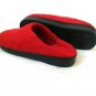 US 6 Woman slippers * Red Wool slippers * Handmade house shoes