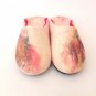 US 6.5 Woman slippers * Wool slippers Pink * Handmade house shoes