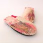 US 6.5 Woman slippers * Wool slippers Pink * Handmade house shoes