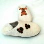 US 7 Wool slippers for women * Puppy * Handmade house shoes