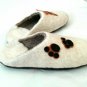 US 7 Wool slippers for women * Puppy * Handmade house shoes