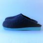 US10 Women blue Felt slippers * Handmade house shoes * Felted mules