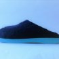 US10 Women blue Felt slippers * Handmade house shoes * Felted mules