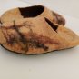 US 5.5 Brown slippers * Wool slippers for women * Handmade house shoes