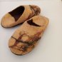 US 5.5 Brown slippers * Wool slippers for women * Handmade house shoes