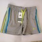 Adidas Performance KN shorts * girls 152 * grey 100% cotton * stripe * autentic