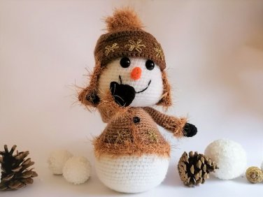 Snowman * Handmade decoration * Christmas ornaments * Xmas decor