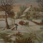 Currier & Ives "The Homestead in Winter" Collector Plate