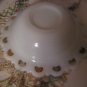 Vintage Milk Glass Scalloped Open work Bowl