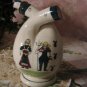 Unique Dutch? Wedding Pitcher ~ two spout Jug ~ folk art ~RARE