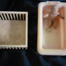 vintage doll-house Furniture Alice Baby, Bathtub Donald Duck Playpen