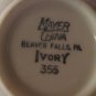 Mayer China ~ Blue Buffalo China Coffee Cup ~