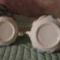 Vintage Cream & Sugar Set .. Raised Fruit .. porcelain