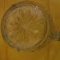 glass vintage Creamer .. Jacob's Ladder & Daisy Pattern