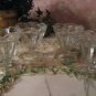 Set 4 .. vintage Anchor Hocking Sundae footed Dishes