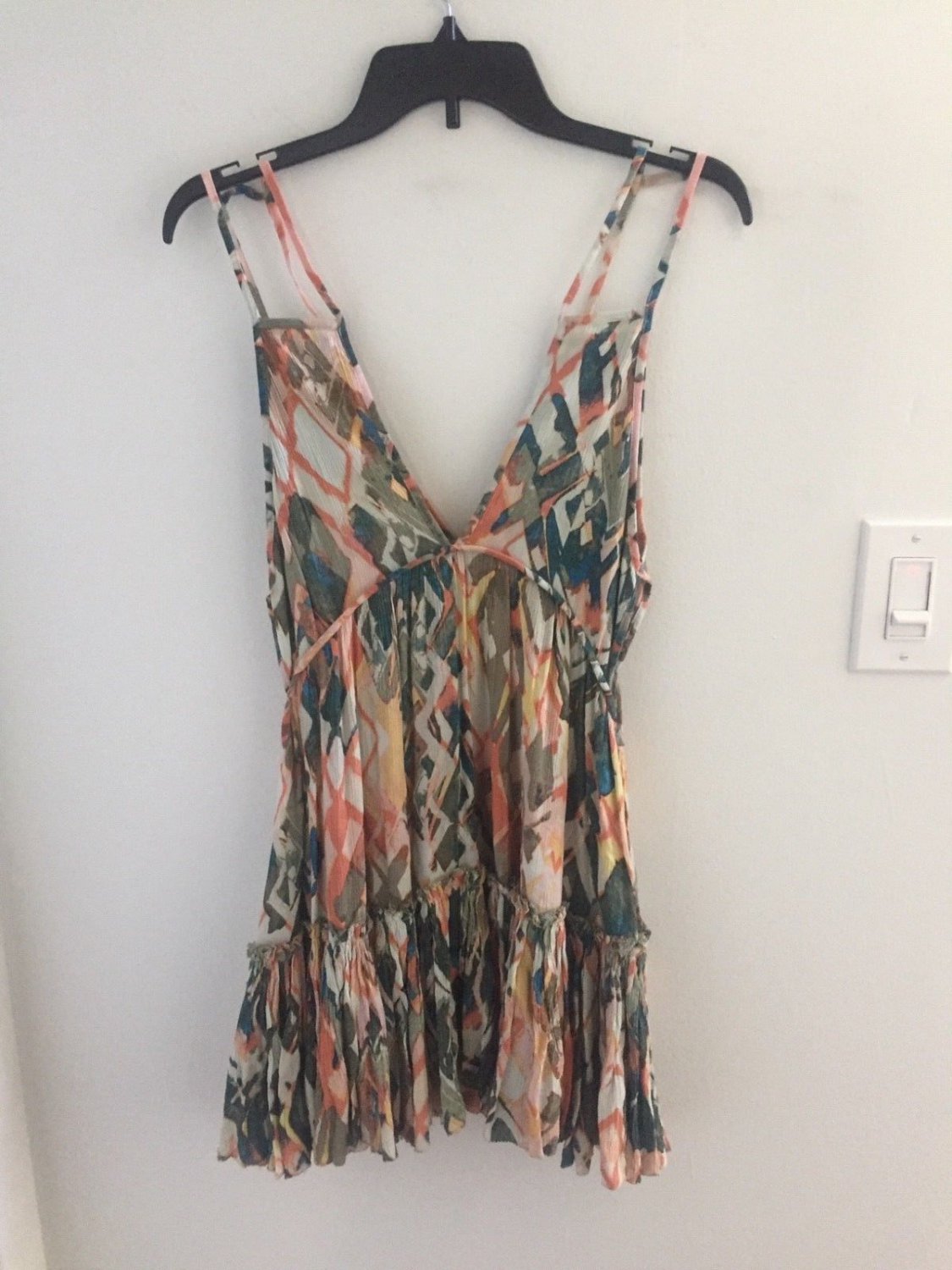 Red Floral Print Chiffon Bardot Ruffle Tiered Dress | PrettyLittleThing USA