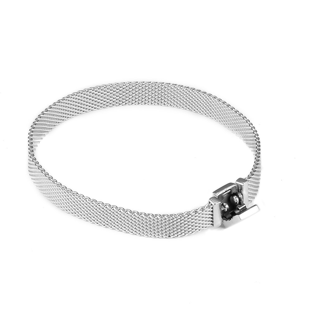 925 Sterling Silver Bracelets For Women Original Jewelry Making Fits Bangle