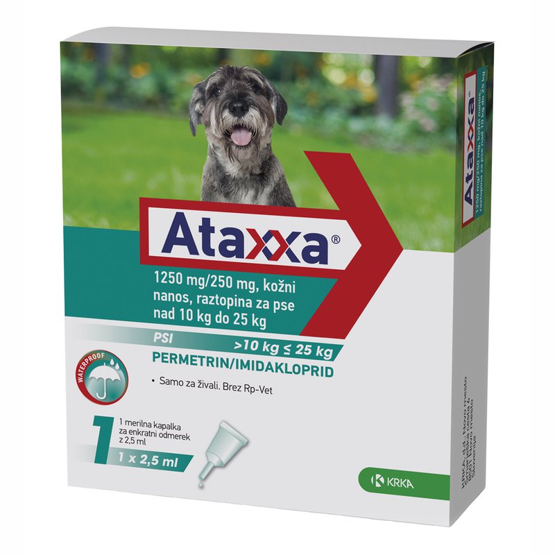 ataxxa generic advantix 10-25 kgs - 4 pipettes