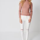 Light Pink Polo Neck
