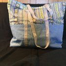 Large Blue Errand Tote Large Blue Errand Tote