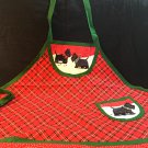 Women's Red Christmas Apron
