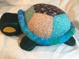Stuffed fabric turtle
