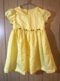 Yellow checked dress