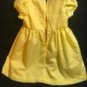 Yellow checked dress