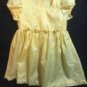 Yellow checked dress