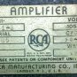 HUGE ART DECO STREAMLINE DESIGN RCA MI-9261-B TUBE POWER AMPLIFIER