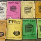 12 PCS FACTORY BALDWIN ORGAN REPAIR MANUALS