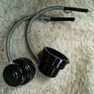 Pair tube B+ shielded plate caps for antique McIntosh a-116 tube amp