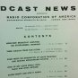 5 ISSUES RCA BROADCAST NEWS HARDBOUND 1955 COOL PHOTOS, ADS, ARTICLES