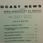 5 ISSUES RCA BROADCAST NEWS HARDBOUND 1955 COOL PHOTOS, ADS, ARTICLES