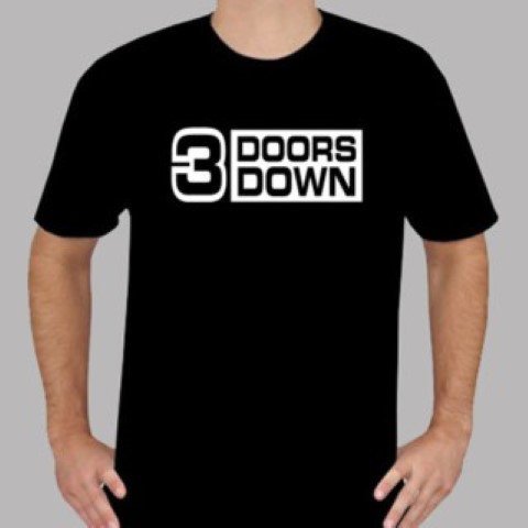 Men T-Shirt 3 Doors Down American Rock Band Logo