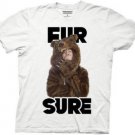 Men T-Shirt Adult Men's Workaholics Comedy TV Show Series Fur Sure Blake White