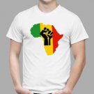 Men T-Shirt Africa Power Rasta Reggae Music Logo