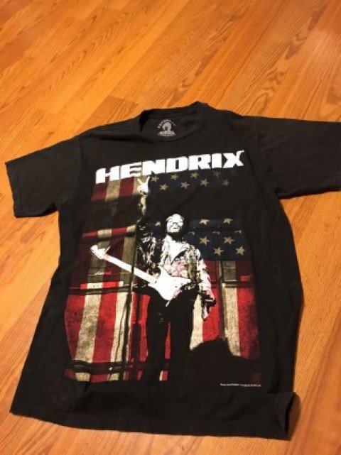 Men T-Shirt Authentic Hendrix Jimm