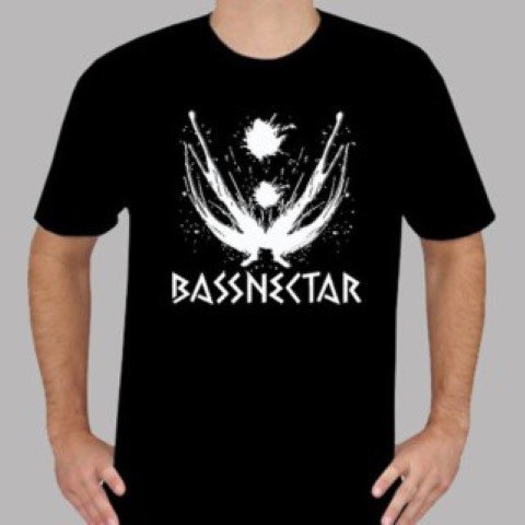 Men T-Shirt Bassnectar Logo Electronic Music