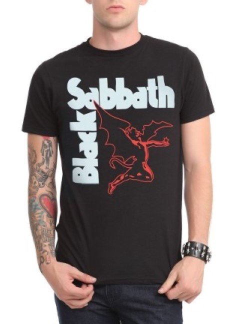 Men T-Shirt Black Sabbath Creature